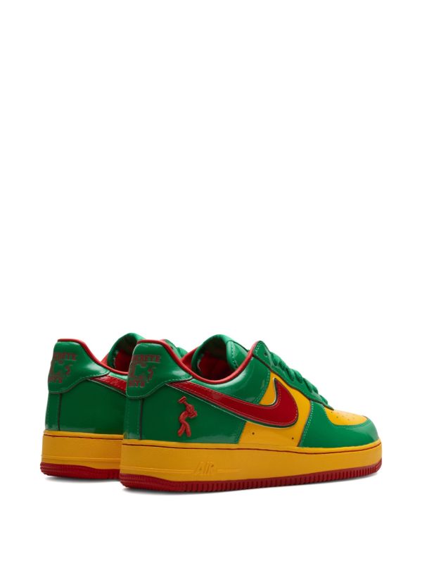 Nike x Lil Yachty Concrete Boys Air Force 1 Low "Lucky Green/Mystic Red"