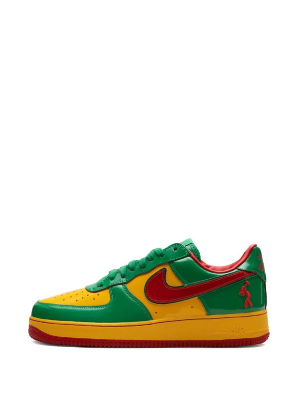 Nike x Lil Yachty Concrete Boys Air Force 1 Low "Lucky Green/Mystic Red"