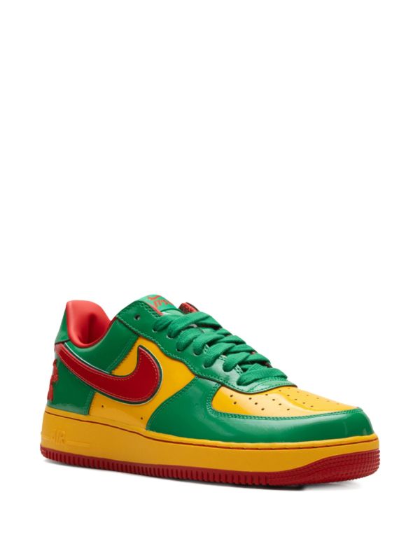 Nike x Lil Yachty Concrete Boys Air Force 1 Low "Lucky Green/Mystic Red"