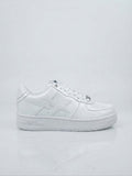 A Bathing Ape BAPE STA Low in white patent leather