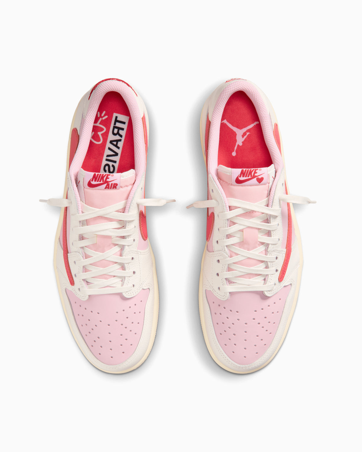 Air Jordan 1 Low x Travis Scott
Shy Pink and Tropical Pink