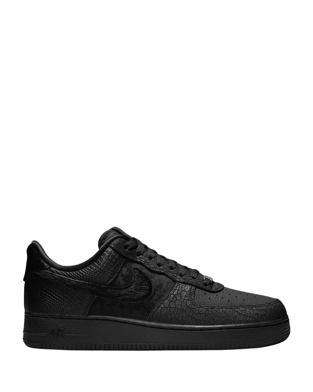 Nike Air Force 1 Low Black Pony Hair Snakeskin