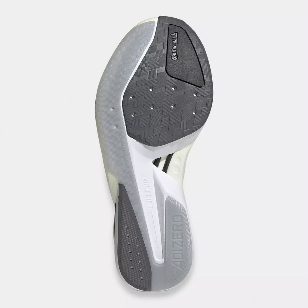 ADIZERO BOSTON 13 SHOES White / Matte Silver - Dash Grey