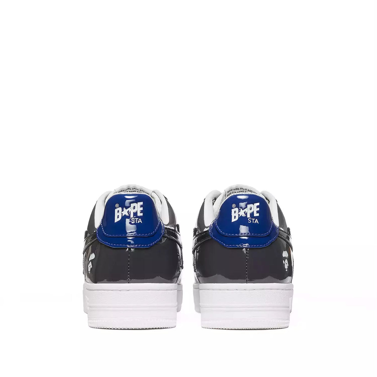 A Bathing Ape Bape Sta Low Color Camo Combo in navy and blue.