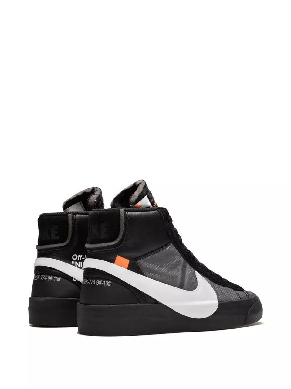 Nike X Off-White The 10: Blazer Mid "Grim Reaper" Sneakers | Black