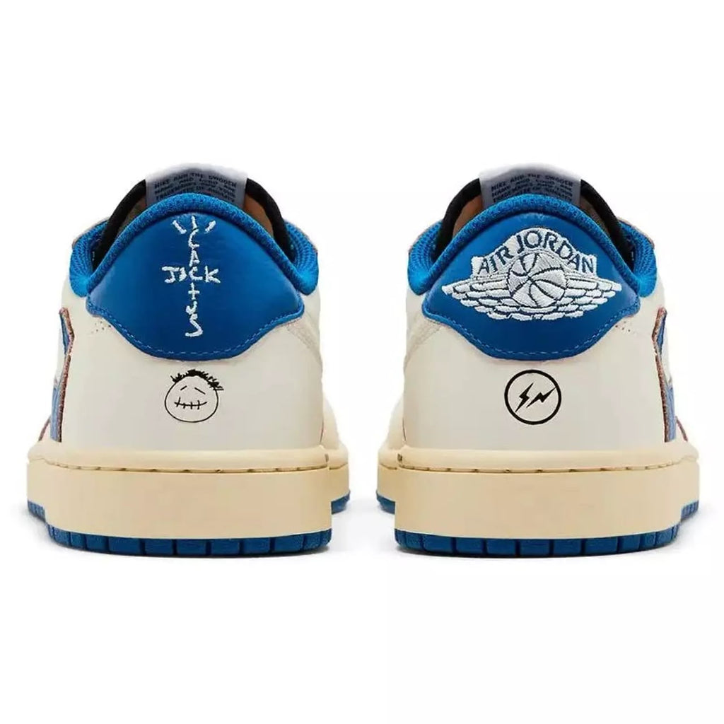 Jordan 1 Retro Low OG SP Fragment x Travis Scott Sail Military Blue (premium)