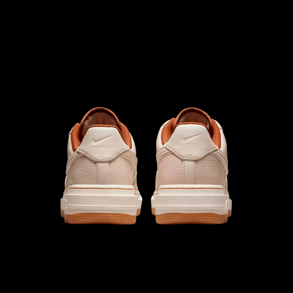NIKE AIR FORCE 1 LUXE Pearl White/ Pale Ivory-Pecan-Gum Yellow