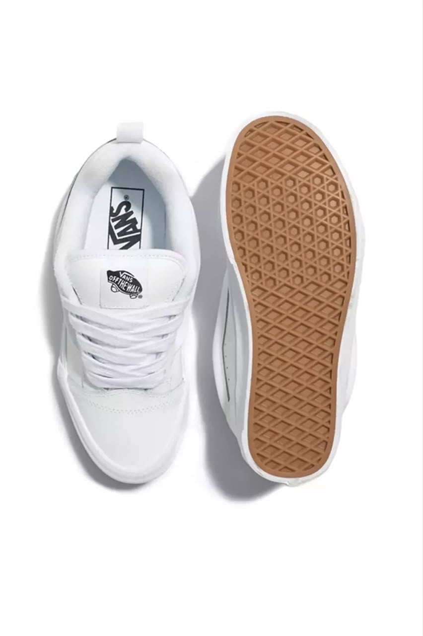 Vans knu skool triple white