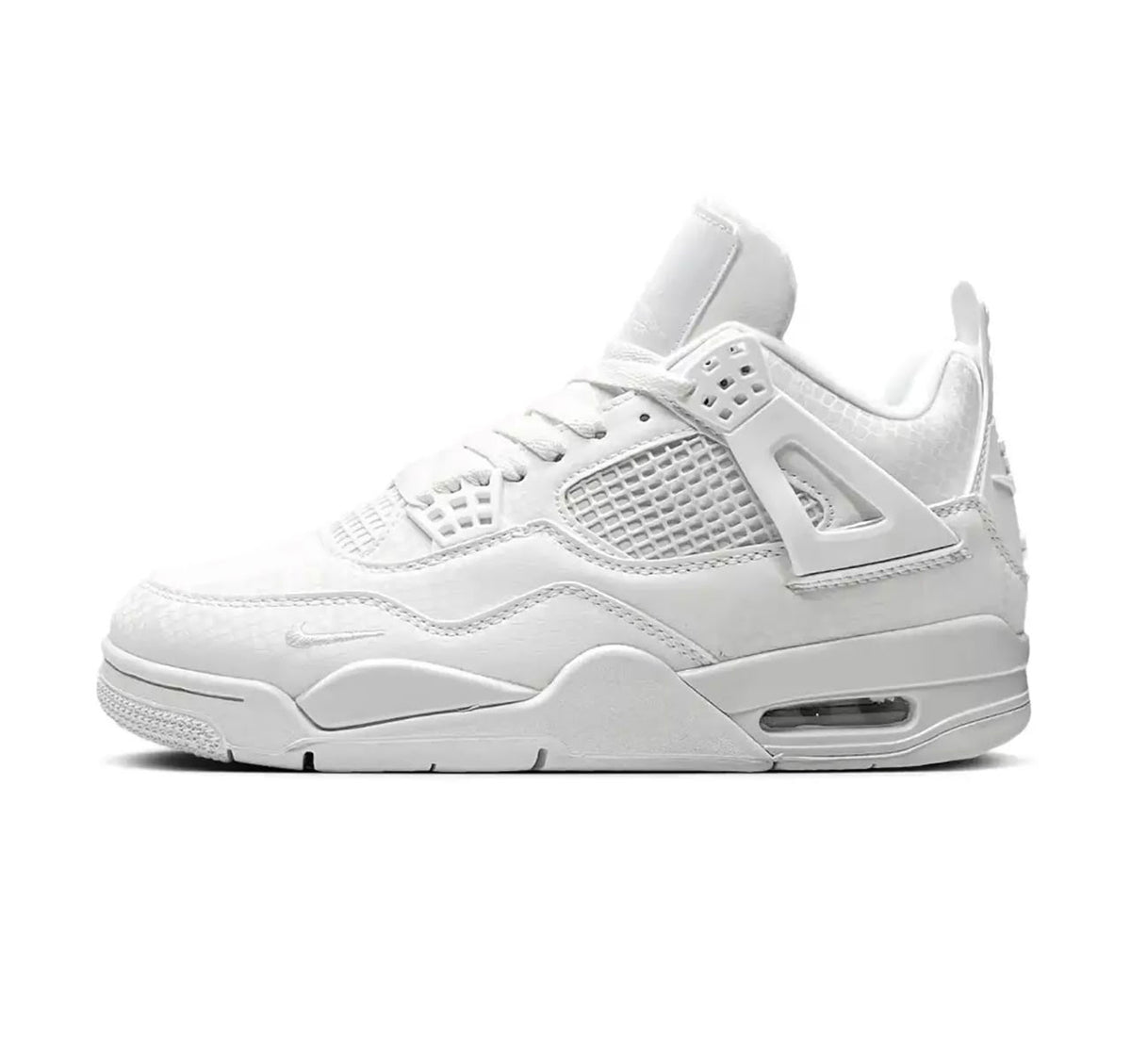 Nigel Sylvester x AJ 4 White Mamba Shoes Sneakers