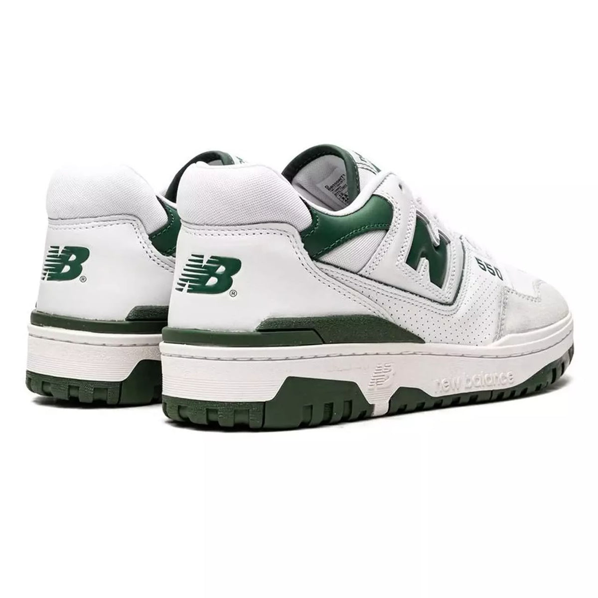 New Balance 550 "White/Team Forest Green" Sneakers