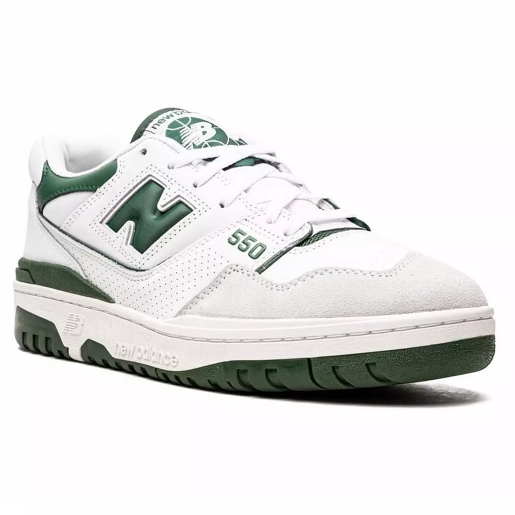 New Balance 550 "White/Team Forest Green" Sneakers