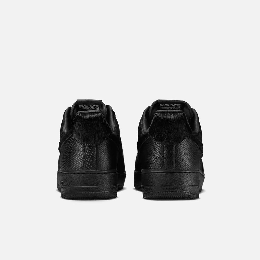 Nike Air Force 1 Low Black Pony Hair Snakeskin