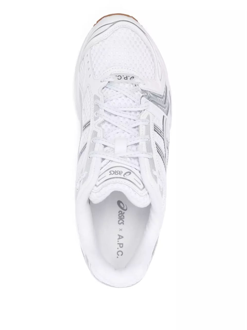 Asics gel kayano white pure silver