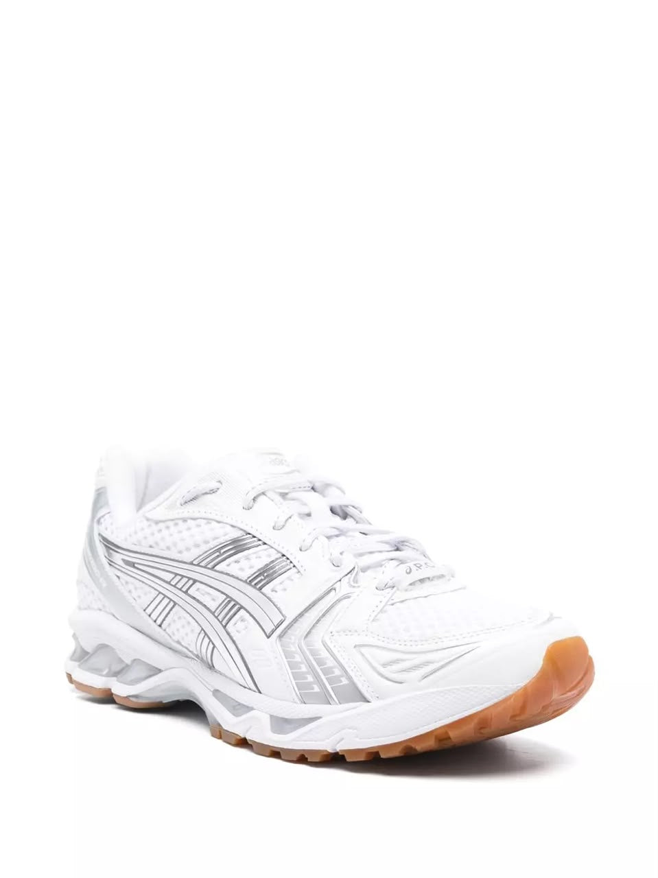 Asics gel kayano white pure silver