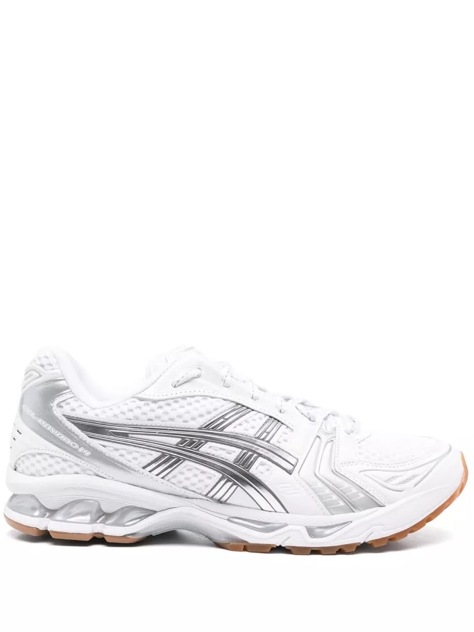 Asics gel kayano white pure silver