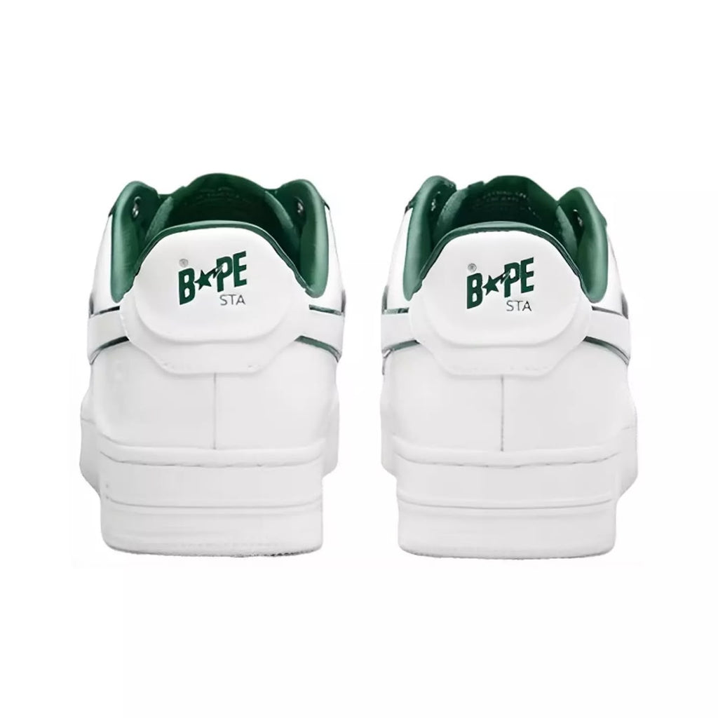 Bape Sta Patent Leather White Green