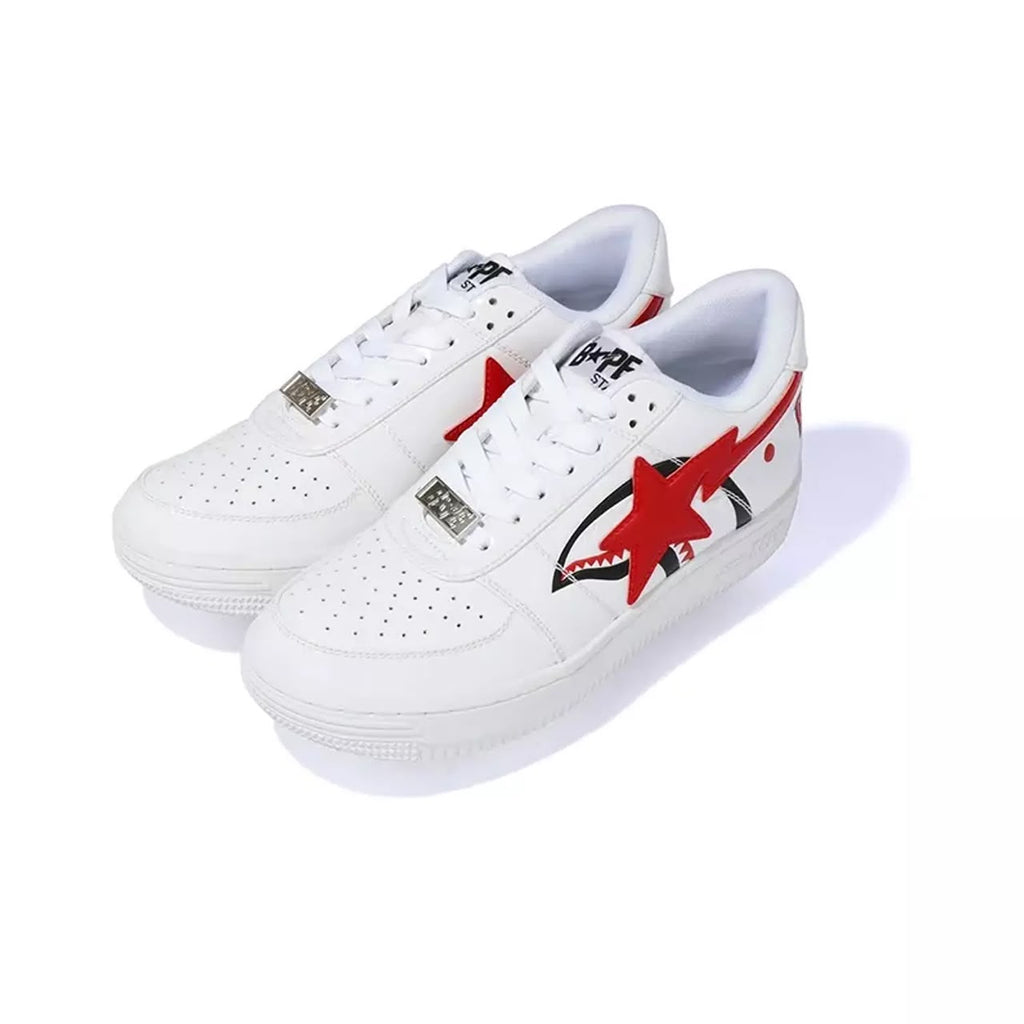 BAPE A BATHING APE Bape Sta Low Shark White