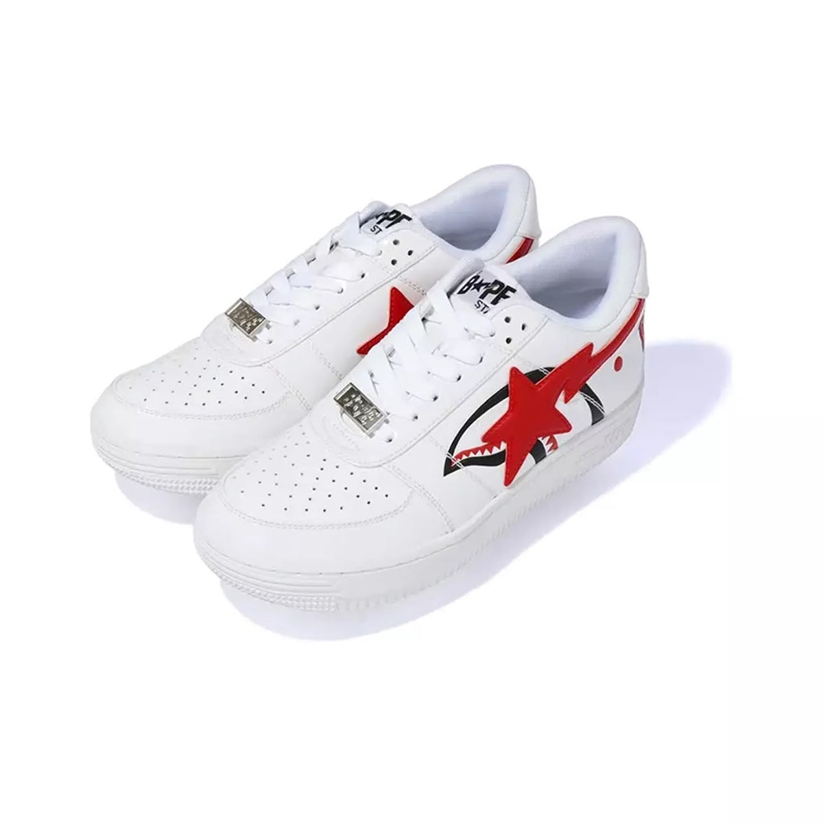 BAPE A BATHING APE Bape Sta Low Shark White
