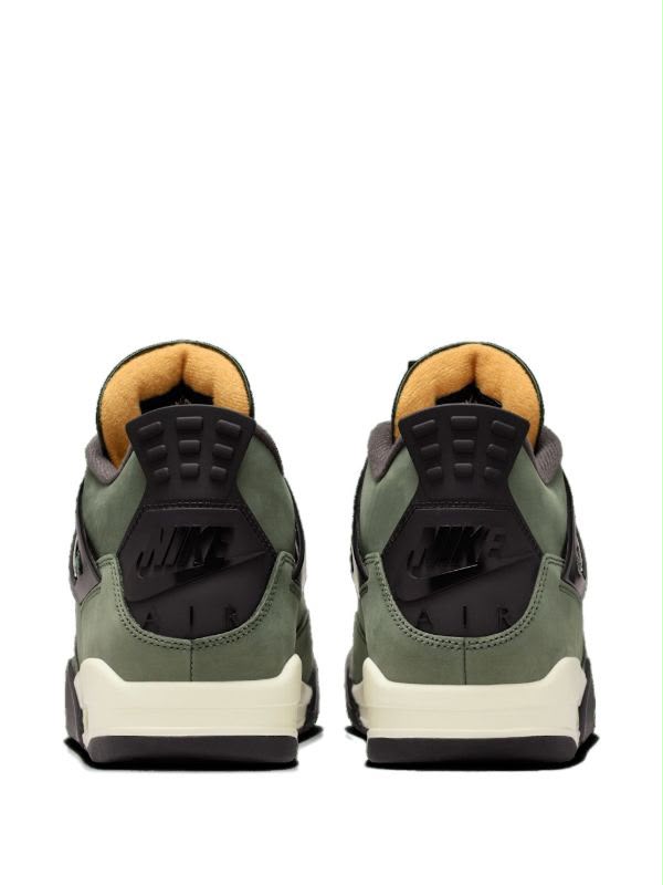 Air Jordan 4 x UNDEFEATED 'Deep Green and Clementine'