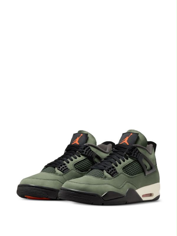 Air Jordan 4 x UNDEFEATED 'Deep Green and Clementine'